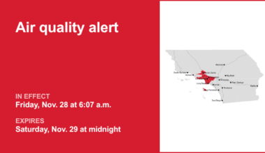 Air quality alert in place for Los Angeles County until early Saturday – Daily News