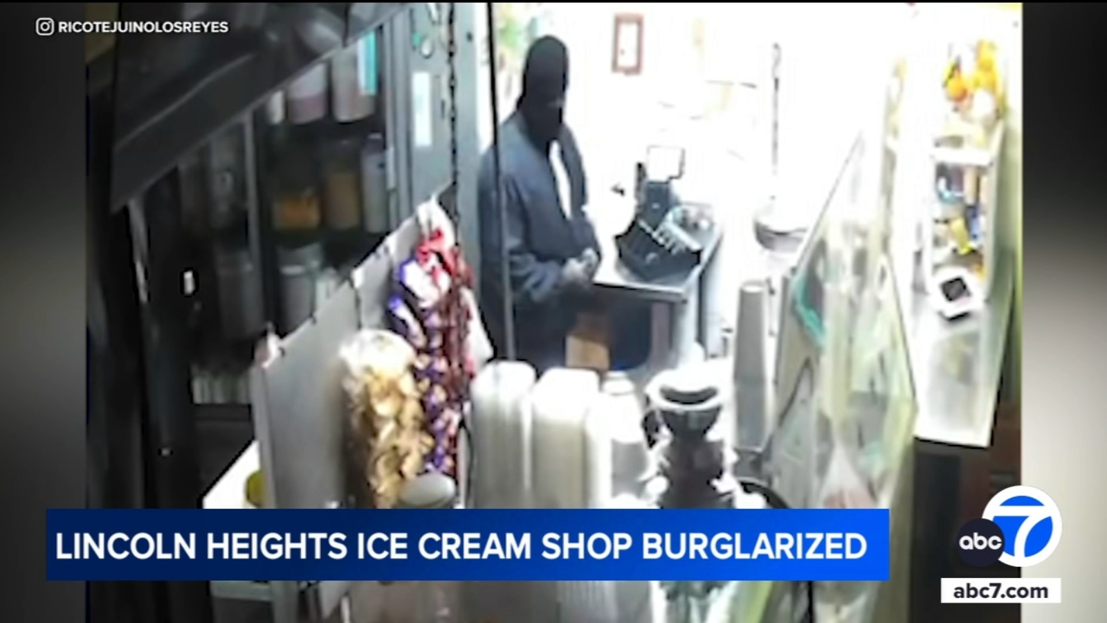 Popular Lincoln Heights ice cream shop, Rico Tejuino Los Reyes, burglarized