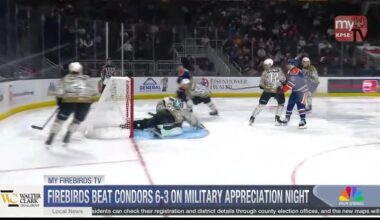Firebirds explode for six goal on Military Appreciation Night to beat the Condors