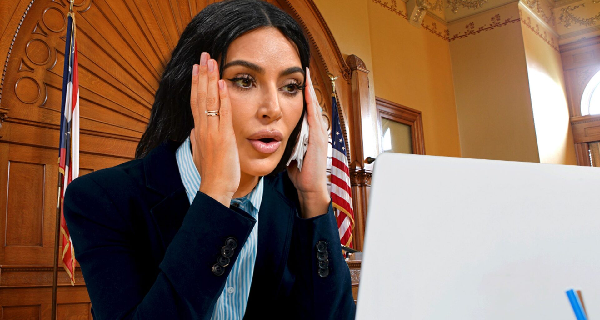 Kim Kardashian Fails the California Bar Exam