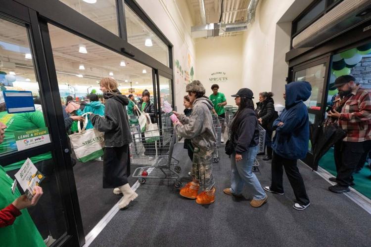 Echo Park Sprouts market grand opening. 