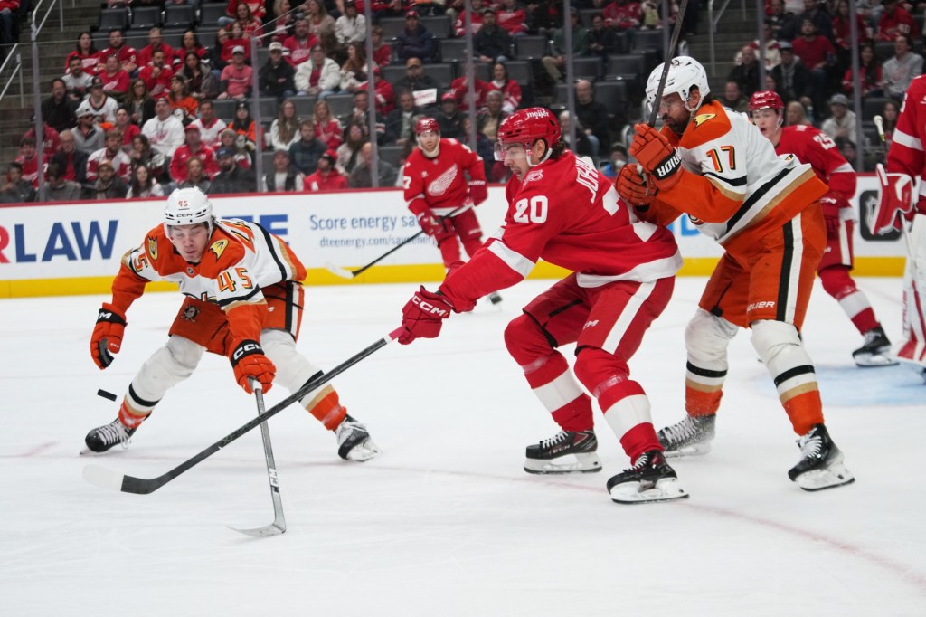 Ducks surrender 6 goals in loss to Red Wings – Orange County Register