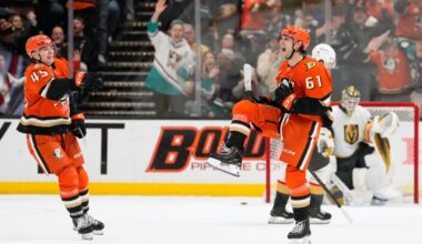 Cutter Gauthier’s OT goal lifts Ducks over Golden Knights – Orange County Register