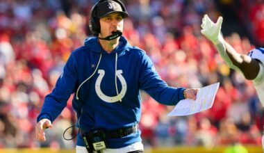 Words escape Colts coach following OT loss to Chiefs