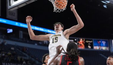 Wolverines rout Aztecs in Players Era Festival opener