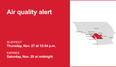 Air quality alert active for Orange County until early Saturday – Orange County Register