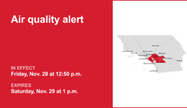 Air quality alert issued for Orange County Saturday – Orange County Register