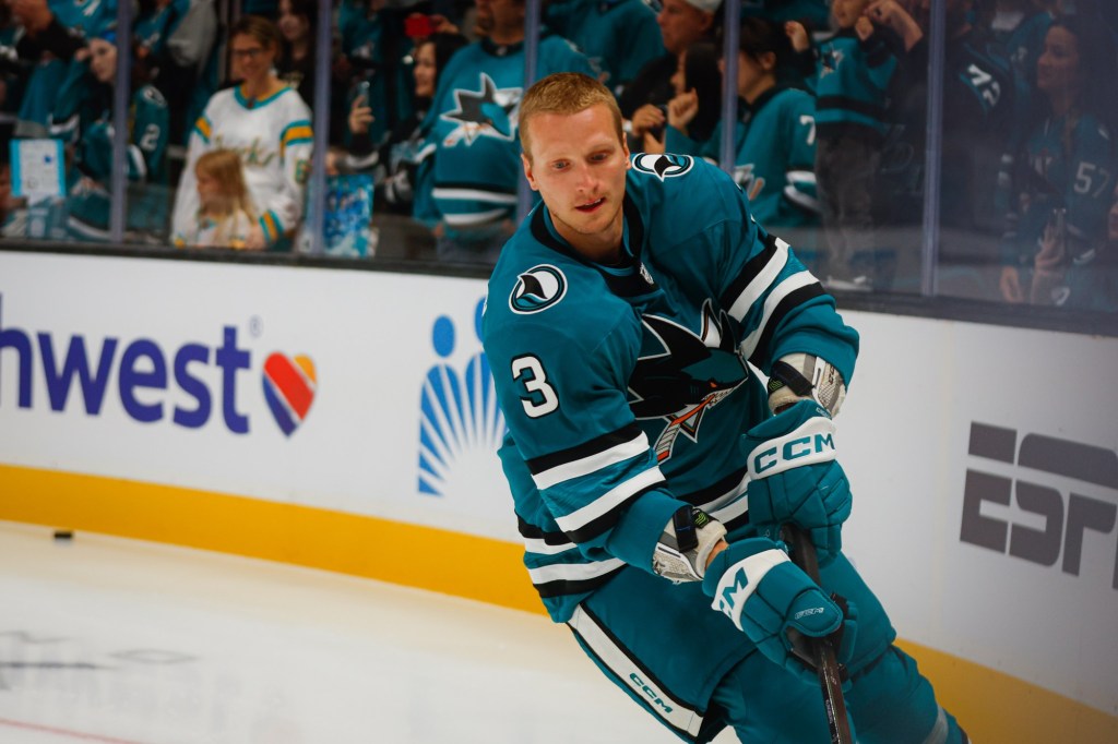 San Jose Sharks' John Klingberg set to face Los Angeles Kings after scratch