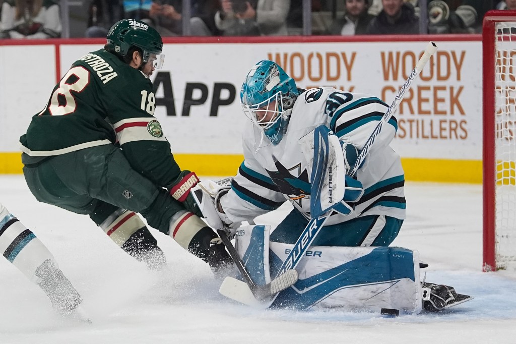 San Jose Sharks goalie Yaroslav Askarov shines in win over Minnesota Wild