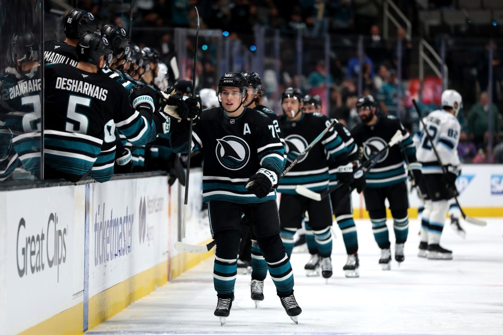 San Jose Sharks top Utah Mammoth behind Macklin Celebrini's hat trick