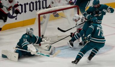 San Jose Sharks' John Klingberg out for game vs. Boston Bruins