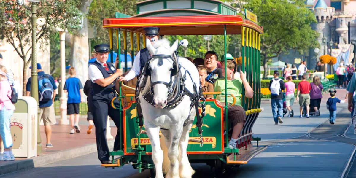 Disneyland Horse-Drawn Streetcar