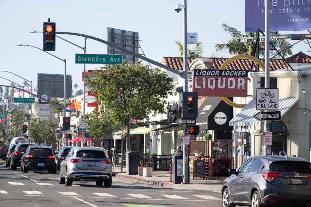 Second Street in Belmont Shore on Friday, Nov. 7, 2025....