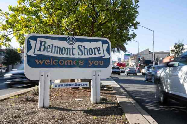 Second Street in Belmont Shore on Friday, Nov. 7, 2025....