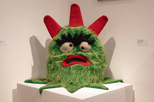 “Weedy-the-Broccoli Bee” is dispalyed at Brea Gallery’s Yo Gabba Gabba!...