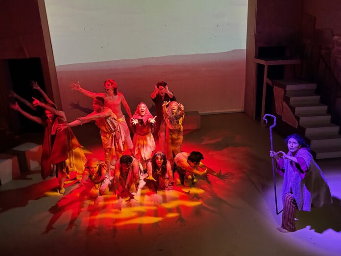 Promotional cast photo for The Prince of Egypt at CASA 0101.