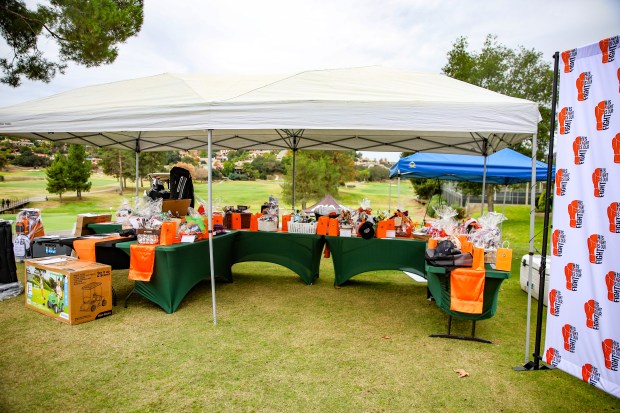 Golfers were able to buy raffle tickets for the 25...