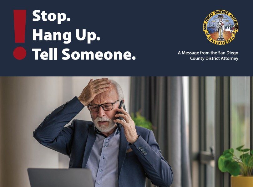 Stop. Hang up. Tell someone
