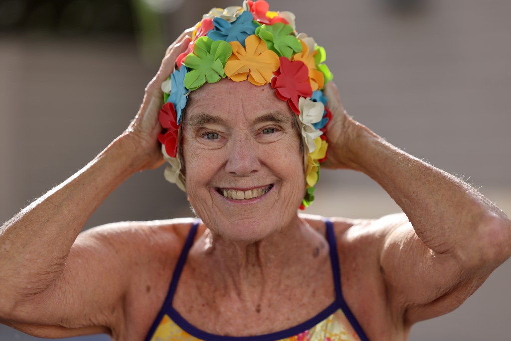 Petaluma woman, 79, swims length of Golden Gate Bridge for 95th time