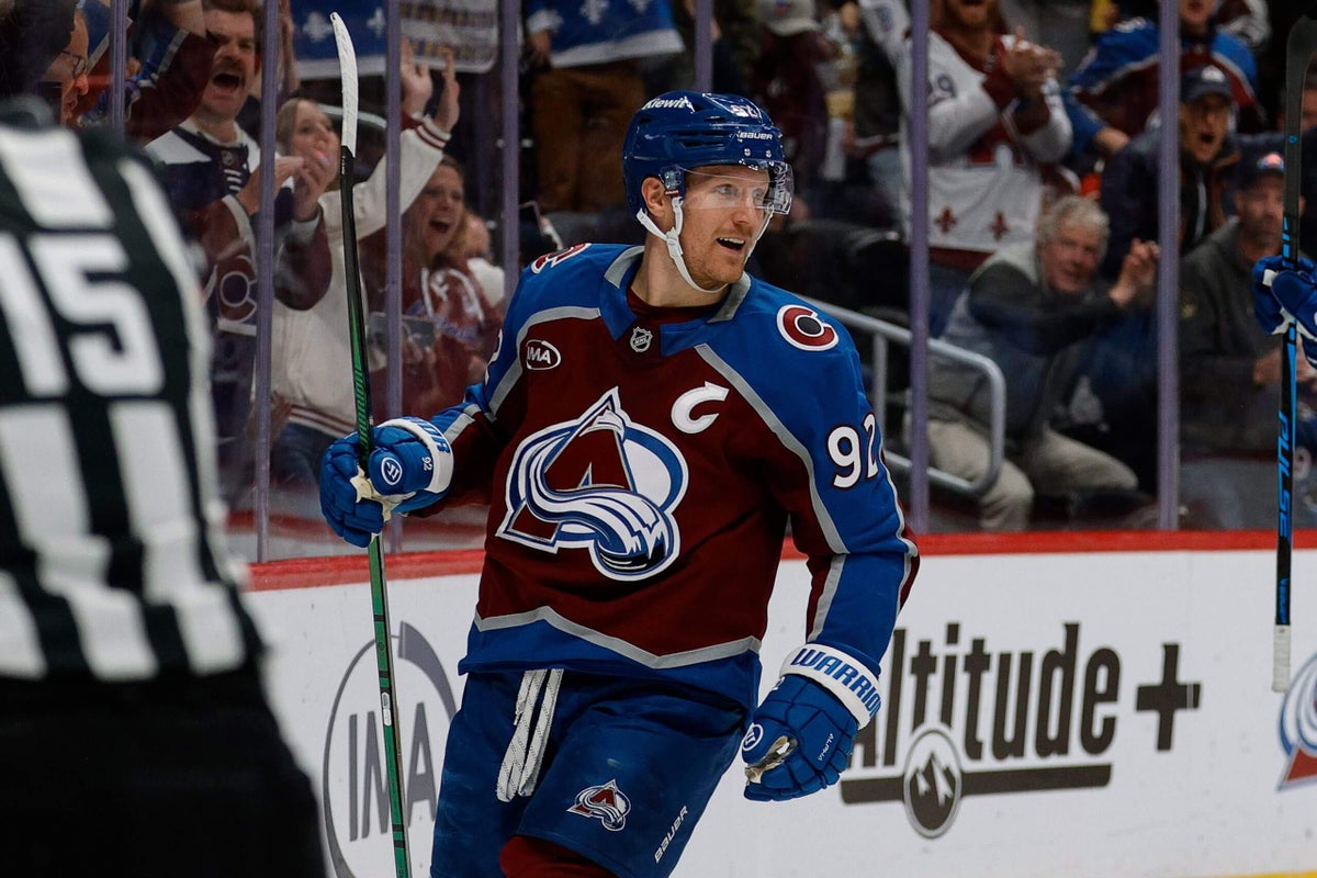 Avalanche’s Gabriel Landeskog scores first regular-season goal in 1,347 days