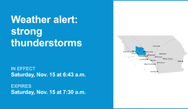 Be prepared for strong thunderstorms in 5 Freeway north of LA Saturday morning – Orange County Register