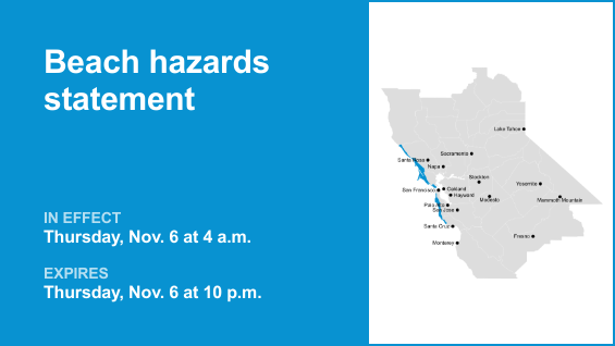 Beach hazards statement issued for North Bay and San Francisco Peninsula Coast for Thursday – The Press Democrat