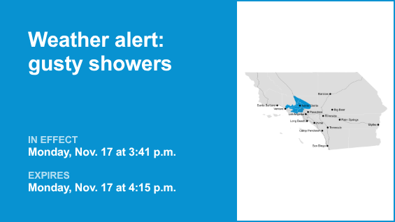 Prepare for strong thunderstorms in 5 Freeway north of LA Monday afternoon – gusts to hit 50 mph – Orange County Register
