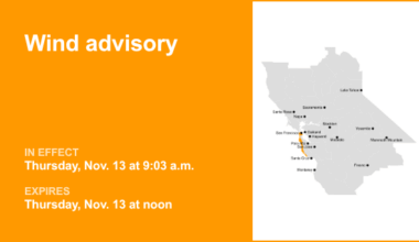 Wind advisory issued for San Francisco Peninsula Coast and San Francisco County until Thursday midday – The Mercury News