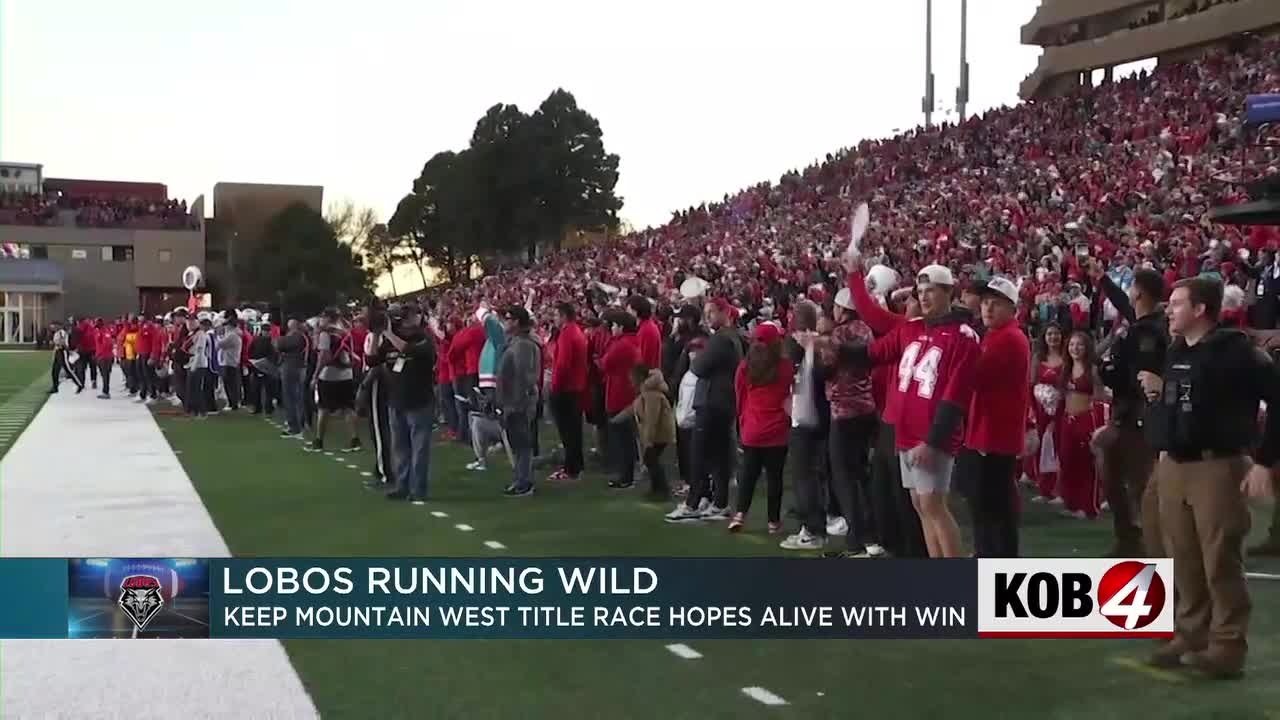 Lobo fans rejoice after historic win against San Diego State