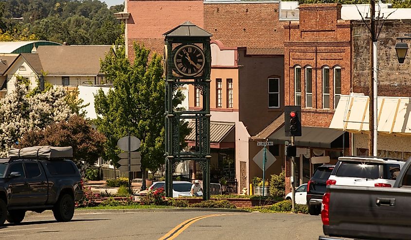 Historic downtown Auburn, California.