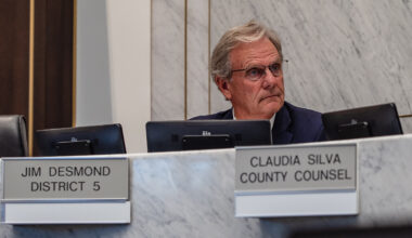 Jim Desmond, member of the San Diego County Board of Supervisors at the San Diego County Administration Building in downtown on Dec. 5, 2023.