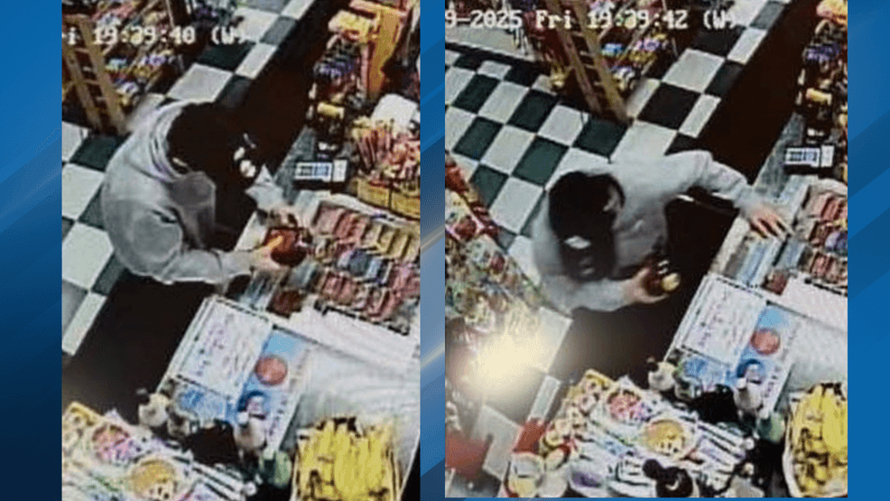 The Bear Valley Police Department is looking for a man accused of stealing a bottle of liquor. PHOTO: Bear Valley PD