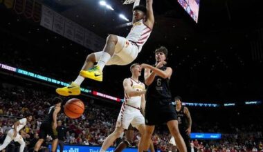 Momcilovic hits 7 3s, scores 27 points in No. 4 Iowa State's 91-60 win over Long Beach State