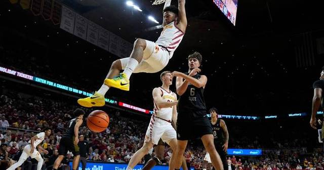 Momcilovic hits 7 3s, scores 27 points in No. 4 Iowa State's 91-60 win over Long Beach State