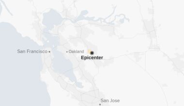 Map: 3.7-Magnitude Earthquake Shakes the San Francisco Bay Area