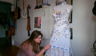 S.F. musician takes on SFMTA with a dress made of parking tickets