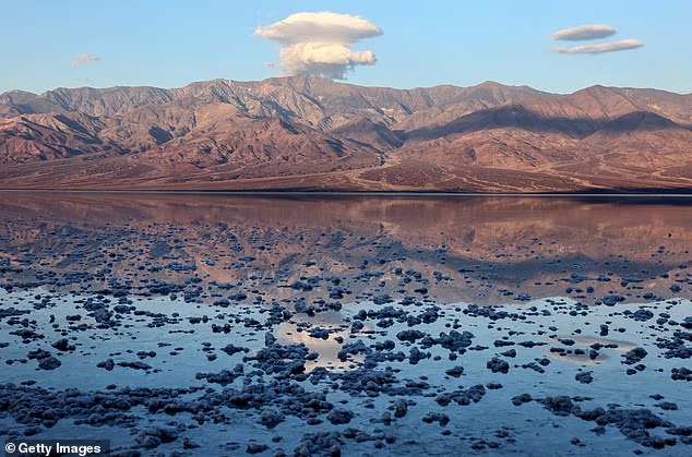 Now, the lake - informally known as Lake Manly - has transformed into a smaller and shallower version of the one that formed after Hurricane Hilary swept through