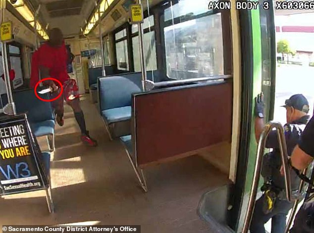 California police pay out $160,000 to family of lunatic who was shot for wielding a knife on a train