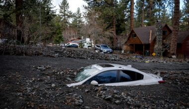 Rain-soaked California still at risk of floods and high surf