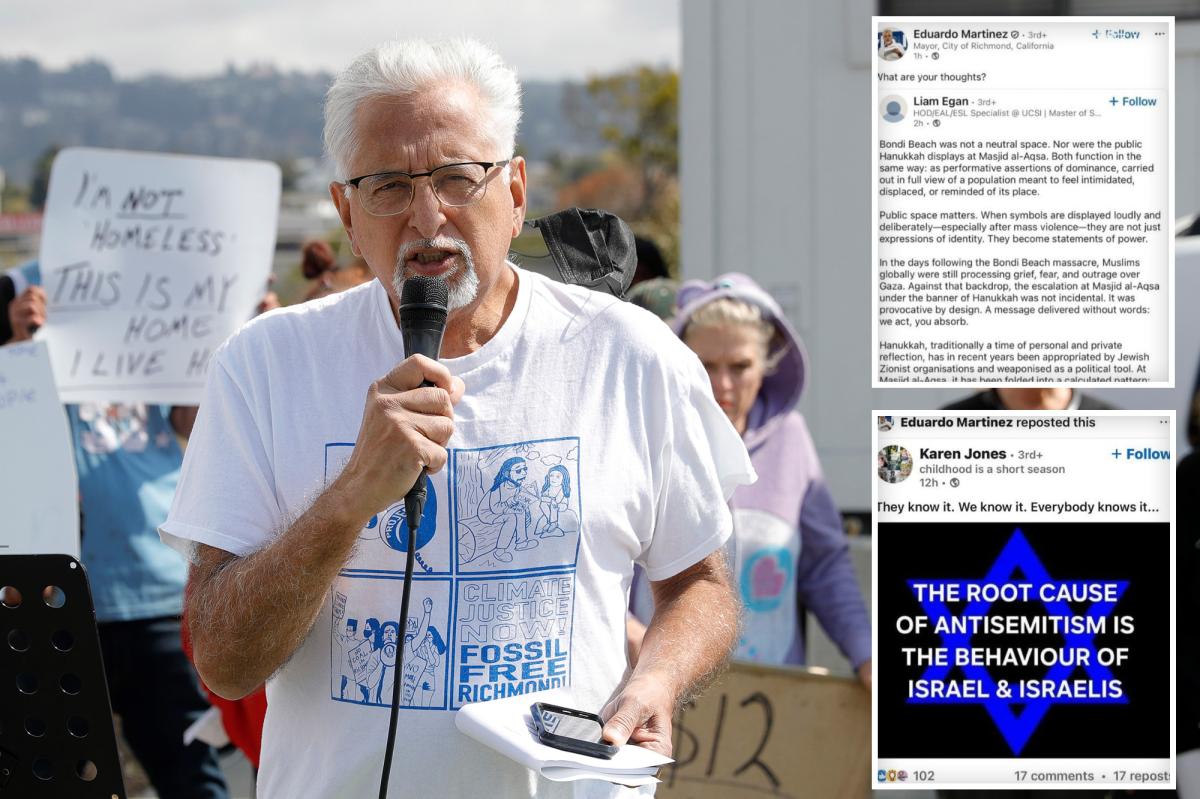 Socialist California mayor Eduardo Martinez shares conspiracies about Bondi Beach terror attack