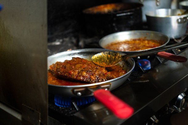 Inside the AfroEatz kitchen, chefs prepare each meal with care, cooking every dish fresh and made to order. The team prides itself on delivering the authentic flavors of Liberia one plate at a time. Louis Byrant III, OBSERVER