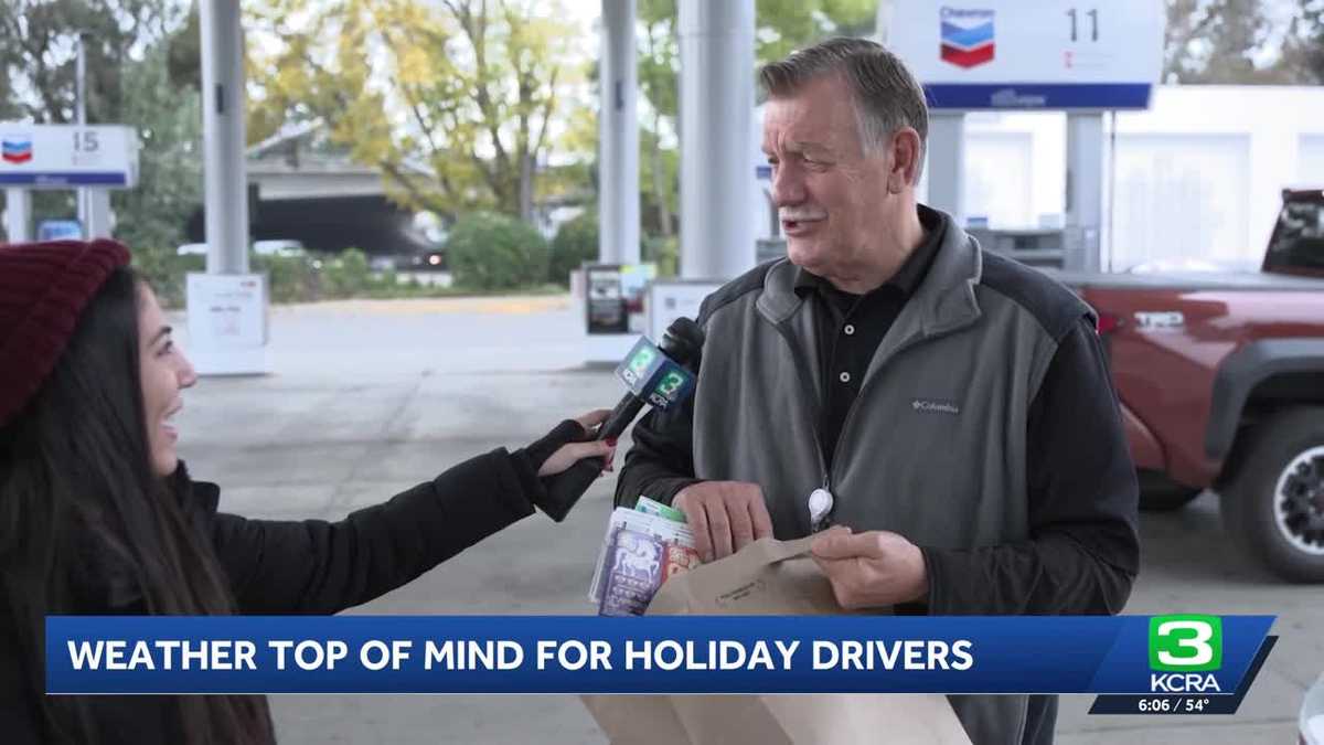 Northern California drivers face busy roads and weather challenges during holiday travel