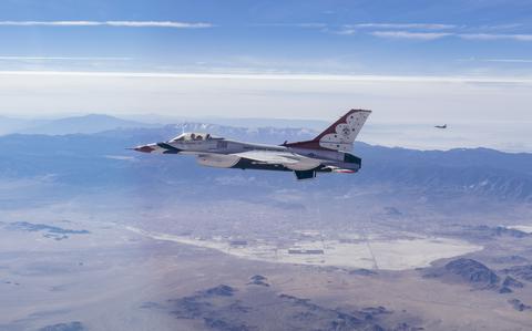 Air Force Thunderbird jet crashes in Southern California; pilot ejects safely