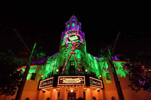 Projects on Carthay Circle welcome visitors to Oogie Boogie Bash at Disney California Adventure in Anaheim, CA, on Thursday, Sep 19, 2019. (Photo by Jeff Gritchen, Orange County Register/SCNG)