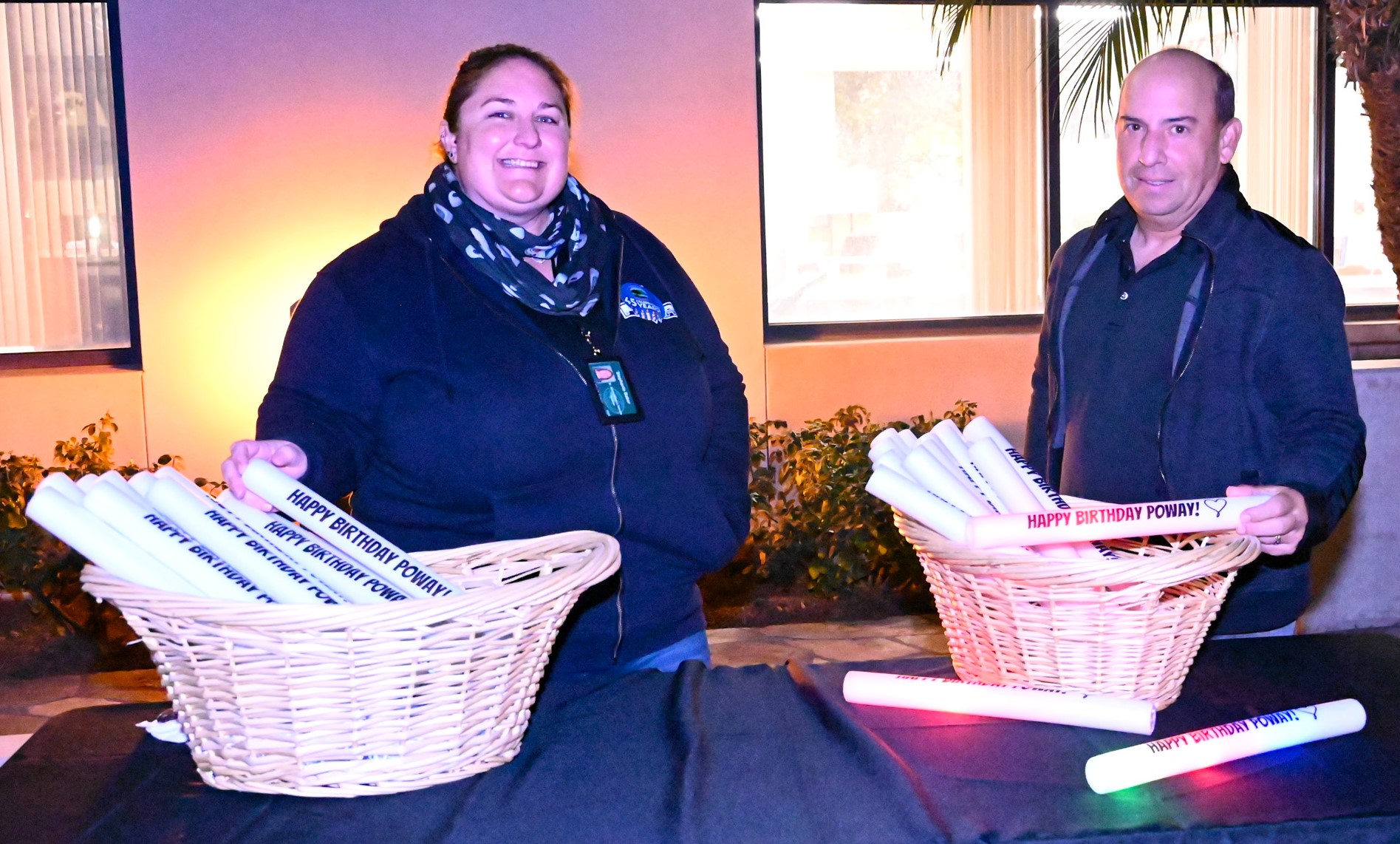 Stephanie Baker and Brad Rosen, both with Powayâs Finance Department,...