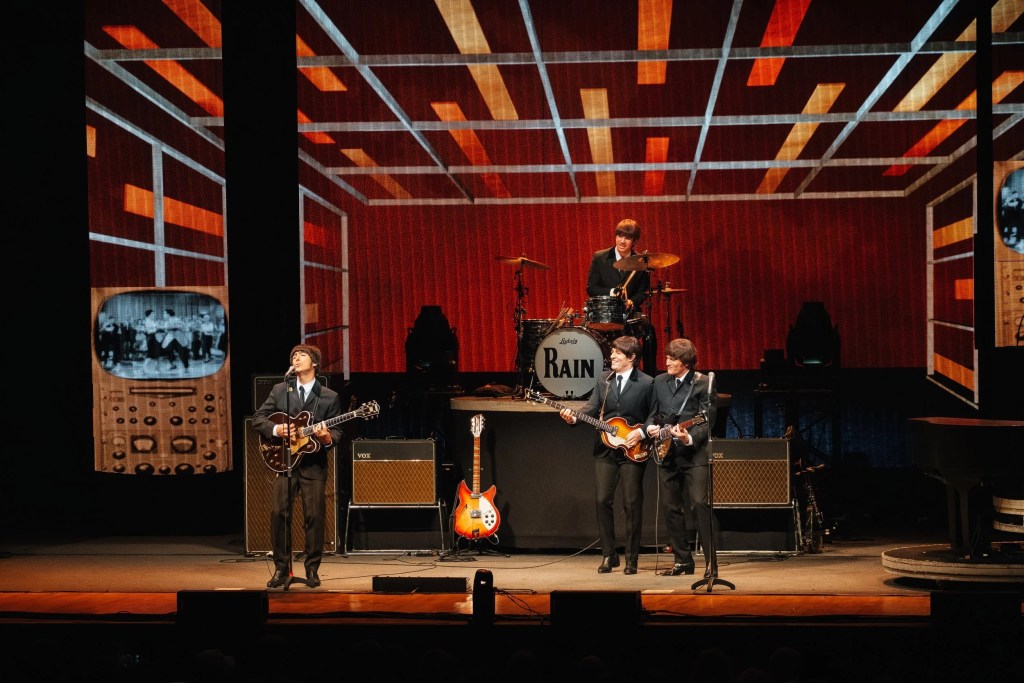 Beatles Christmas tribute concert tour from Rain hits San Francisco
