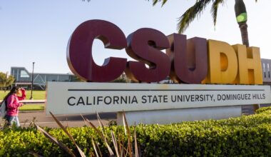 Cal State Dominguez Hills students, faculty rally to save 6 'essential' programs from chopping block