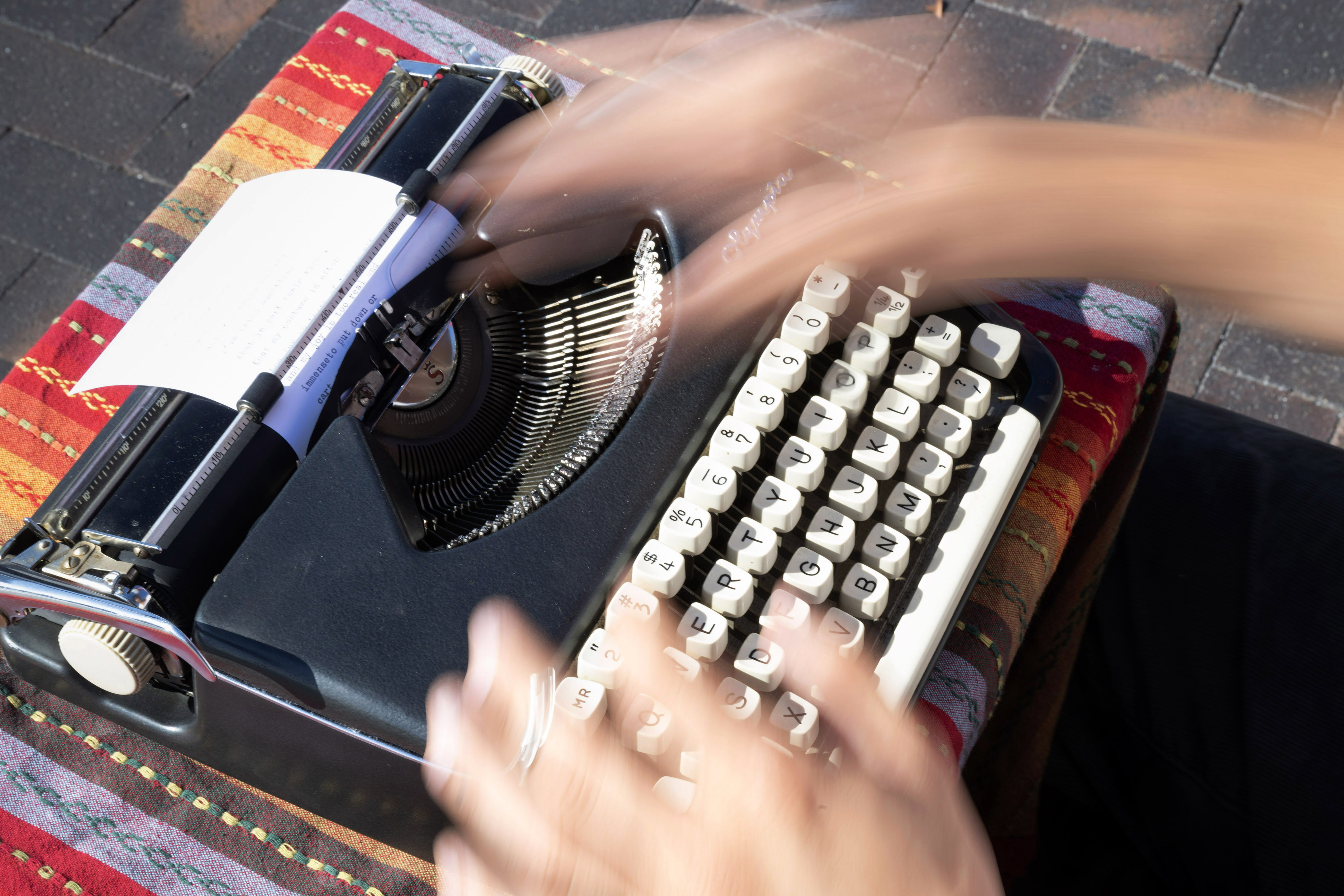 Street poet Nico Patino writes an original poem on 2nd...