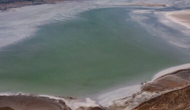 Ancient lake returns to Death Valley after rare record rainfall