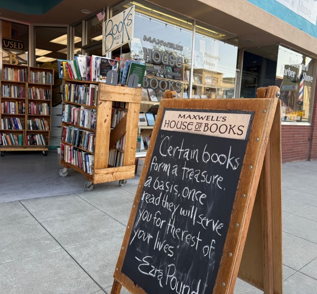 Maxwell's House of Books in downtown La Mesa has been a popular destination for book lovers since 2003. (Michael James Rocha / The San Diego Union-Tribune)
